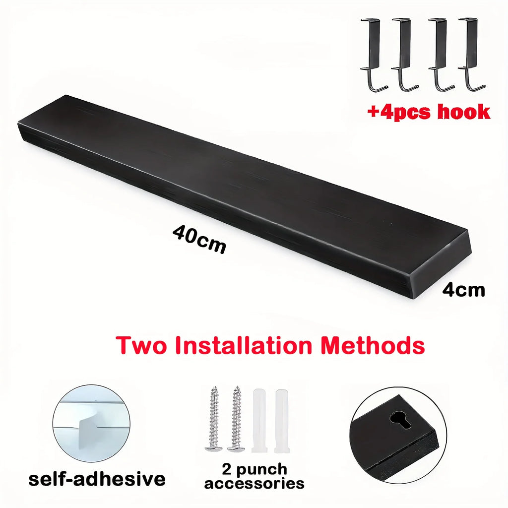 Magnetic Knife Strip with Hooks