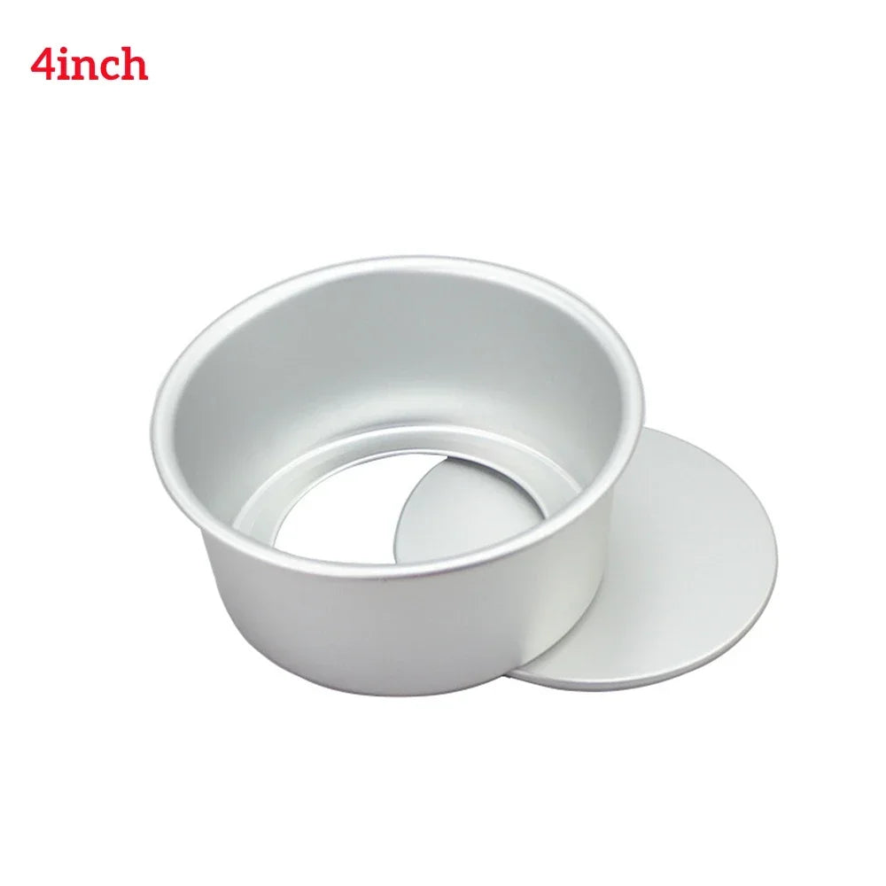 4/6/8/10/12inch Tiered Round Cake Mold Removable Bottom Aluminum Alloy Cake Pan Set Non Stick Baking Mould Kitchen Tools