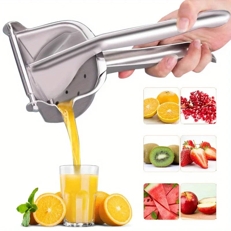 Heavy-Duty Citrus & Lemon Press – Durable Metal Manual Juicer