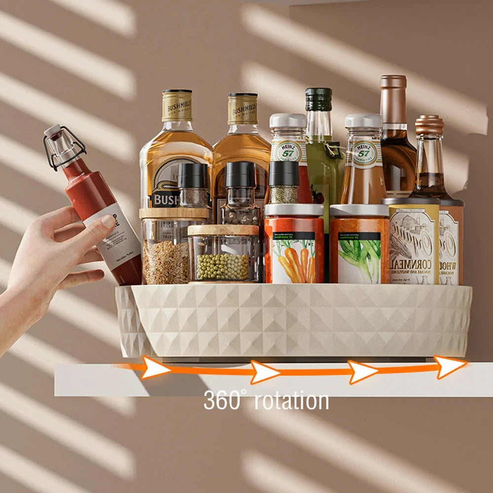 360° Rotating Kitchen Spice Rack