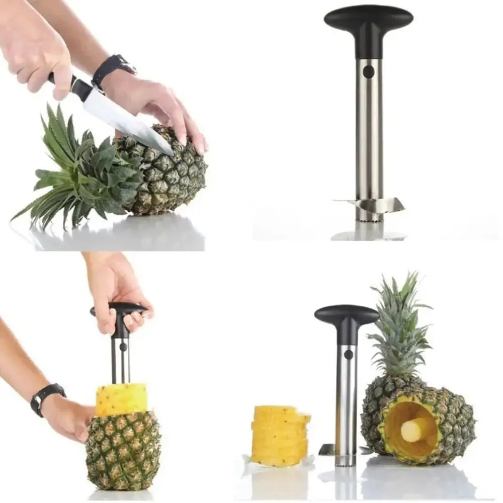 1PCS Pineapple Peeler & Slicer – Stainless Steel Kitchen Gadget