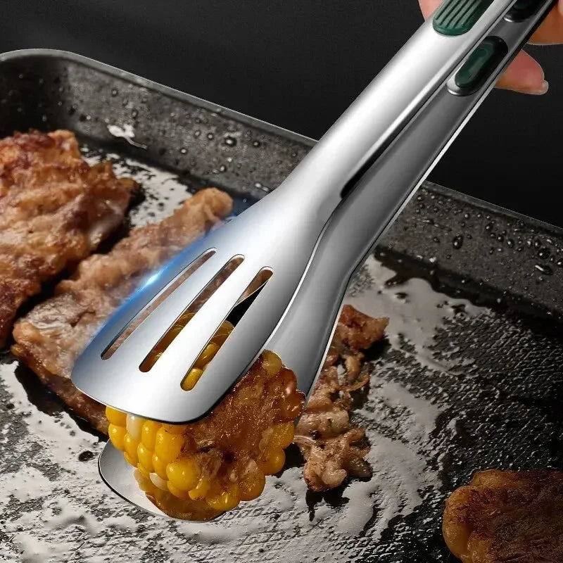Stainless Steel Non-Slip Food Tongs