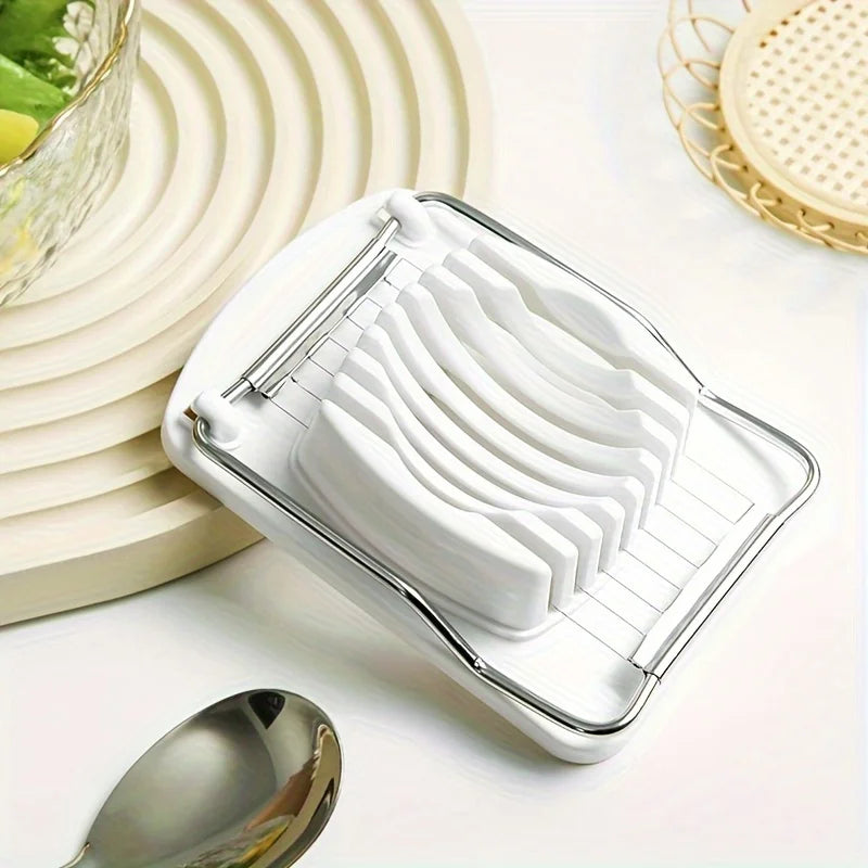 Multi-Functional Stainless Steel Egg Slicer