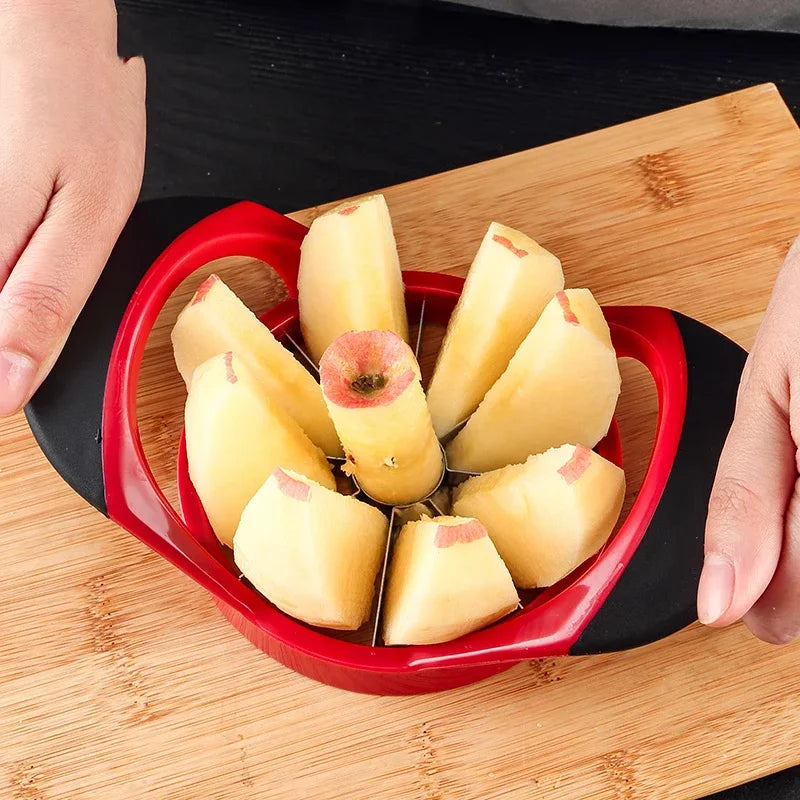 Stainless Steel Apple Slicer & Corer, Super Sharp Apple Cutter Peeler, Multifunctional Kitchen Tool for Fruit Cutting