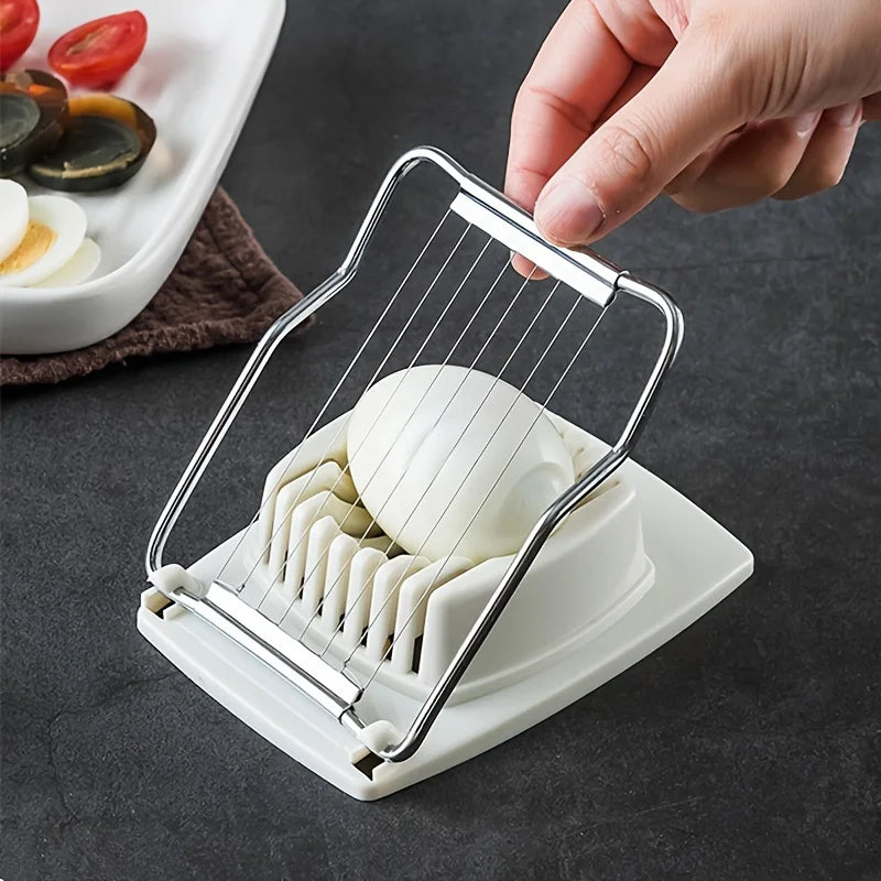Multi-Functional Stainless Steel Egg Slicer