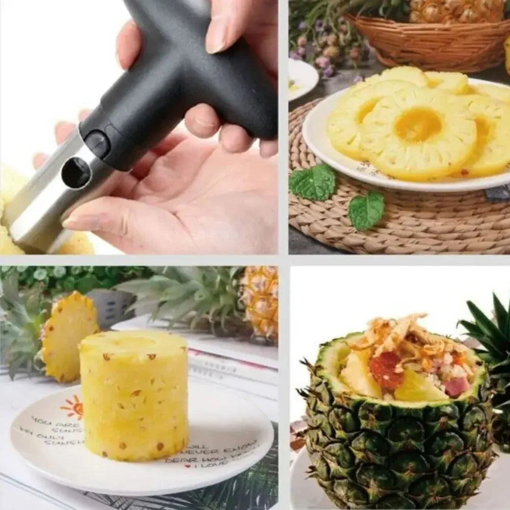 1PCS Pineapple Peeler & Slicer – Stainless Steel Kitchen Gadget