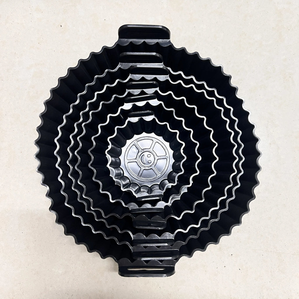 6PC Silicone Air Fryer Mats – Non-Stick, Heat-Resistant up to 450°F, Dishwasher Safe