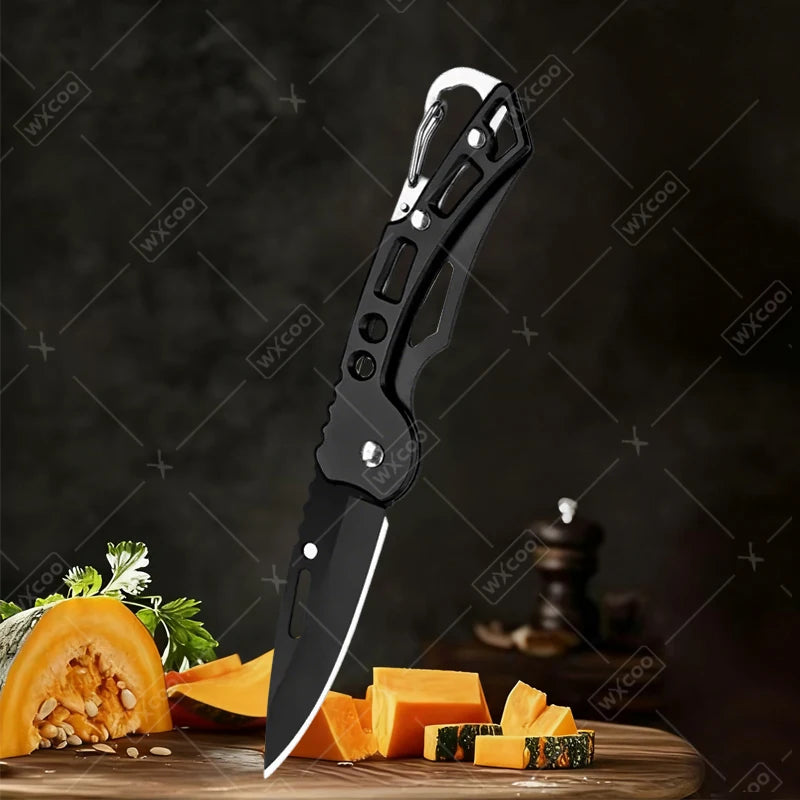 Portable Stainless Steel Fruit Knife – Foldable, Sharp & Easy Grip
