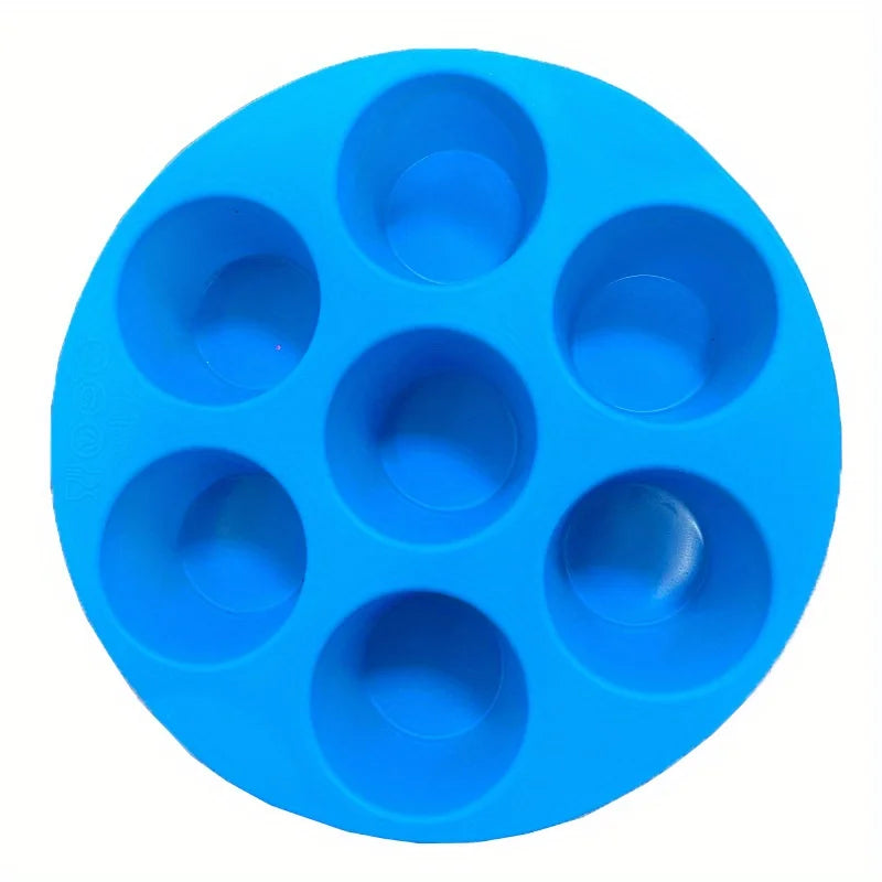 Silicone Egg Bite Mold – 7-Cavity Non-Stick Air Fryer & Oven Safe Muffin Pan