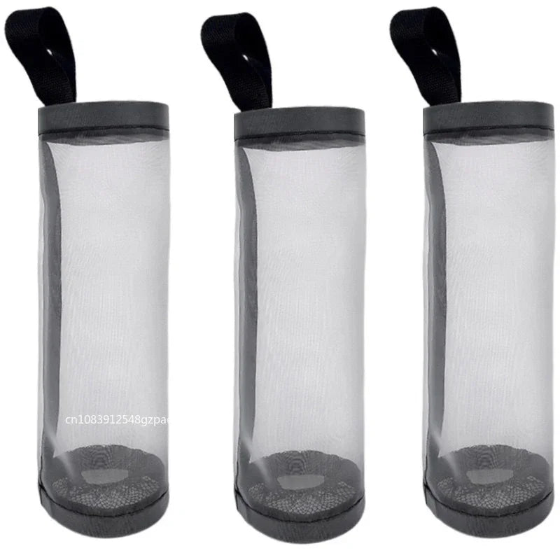 1-5PCS Kitchen Garbage Bag Storage Grocery Bag Holder Wall Mount Plastic Bag Holder Dispenser Hanging Storage Garbage Organizer