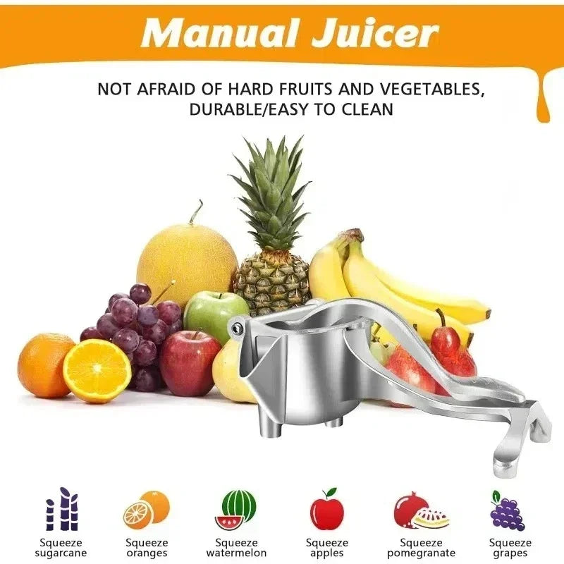 Heavy-Duty Citrus & Lemon Press – Durable Metal Manual Juicer