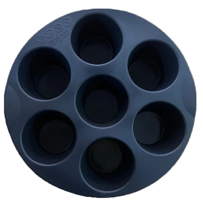 Silicone Egg Bite Mold – 7-Cavity Non-Stick Air Fryer & Oven Safe Muffin Pan