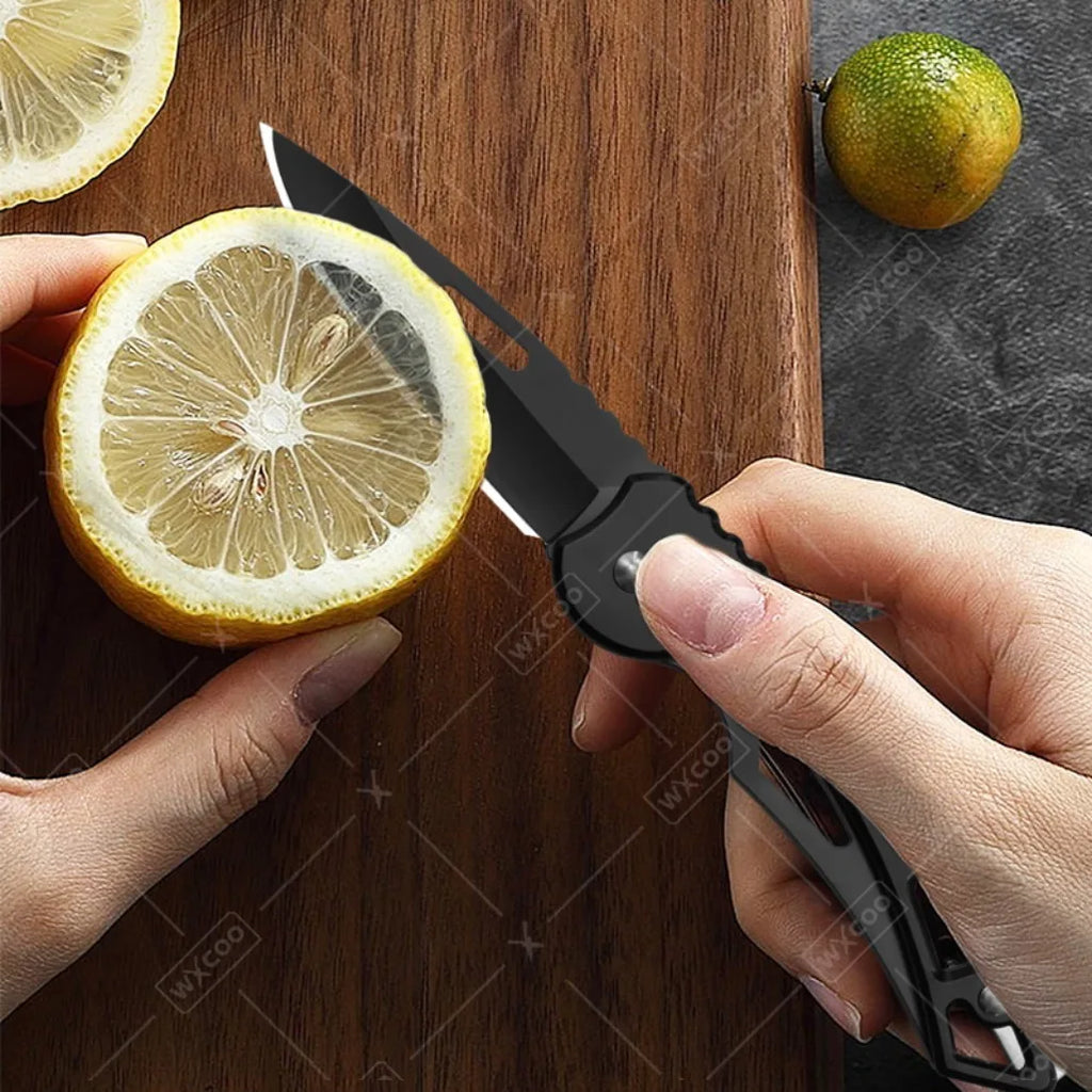 Portable Stainless Steel Fruit Knife – Foldable, Sharp & Easy Grip