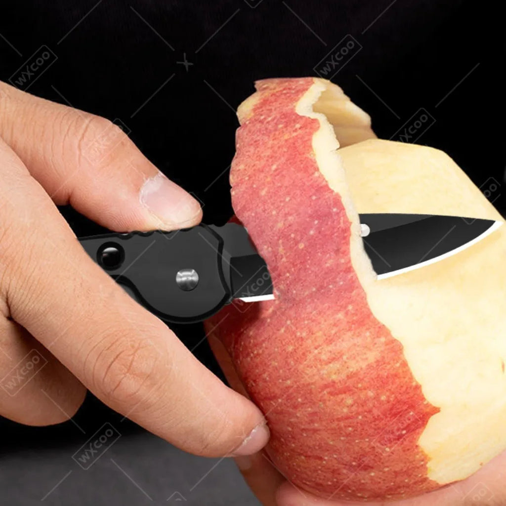 Portable Stainless Steel Fruit Knife – Foldable, Sharp & Easy Grip