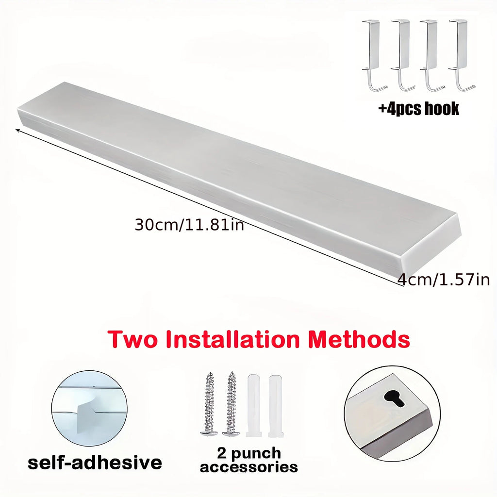 Magnetic Knife Strip with Hooks