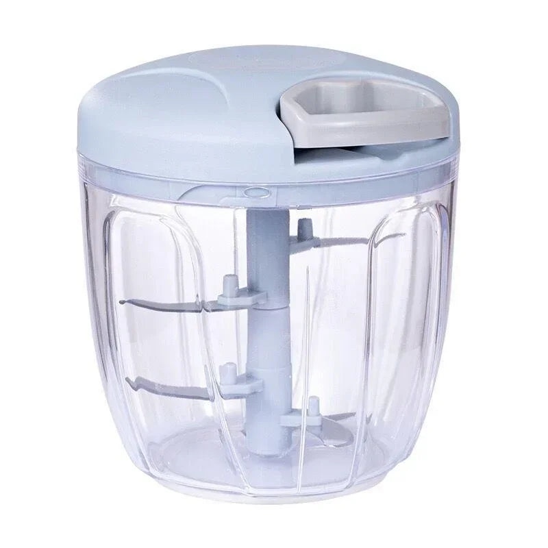 Manual Food Chopper & Mincer – Vegetable, Onion, Meat, and Garlic Crusher (500/900ML)