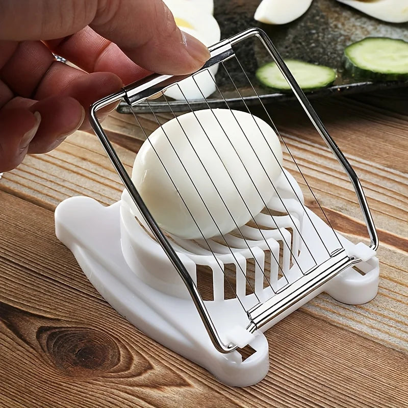 Multi-Functional Stainless Steel Egg Slicer