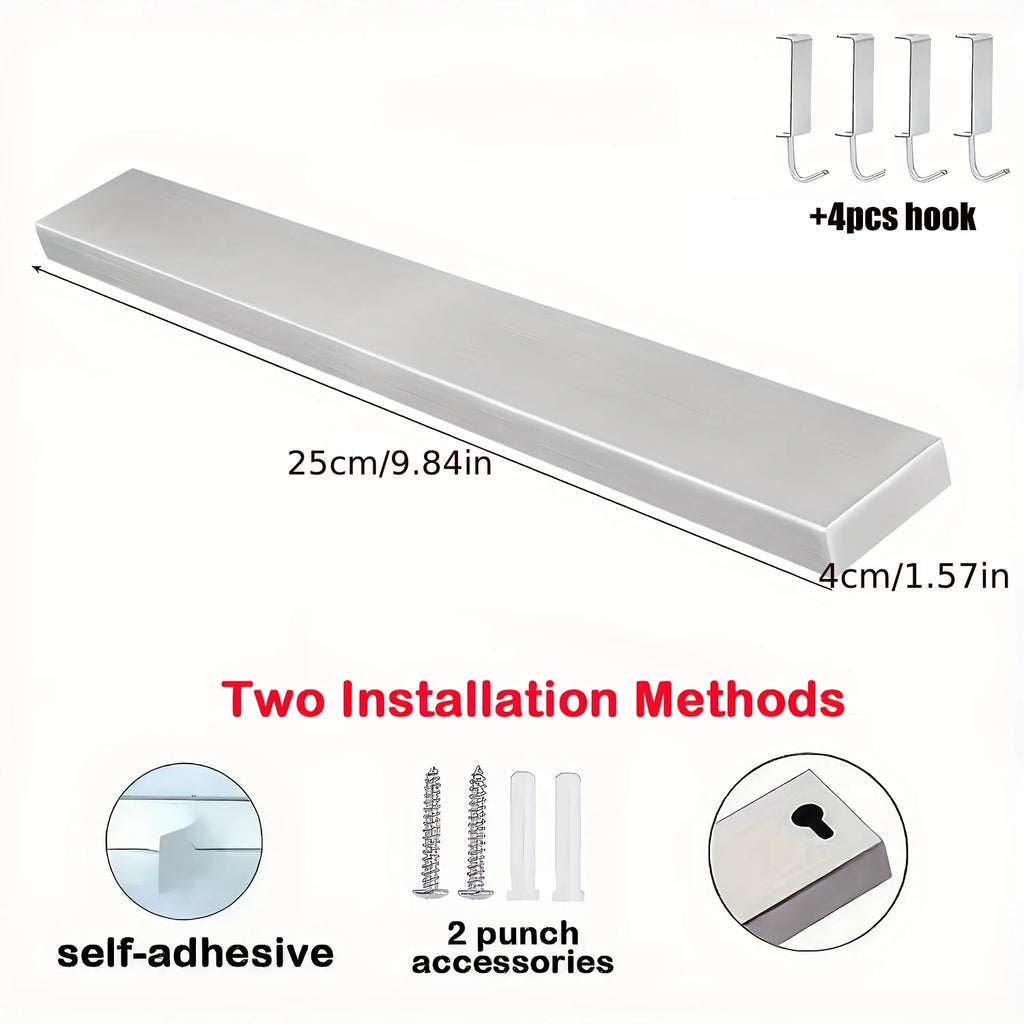 Magnetic Knife Strip with Hooks