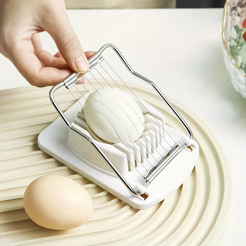 Multi-Functional Stainless Steel Egg Slicer