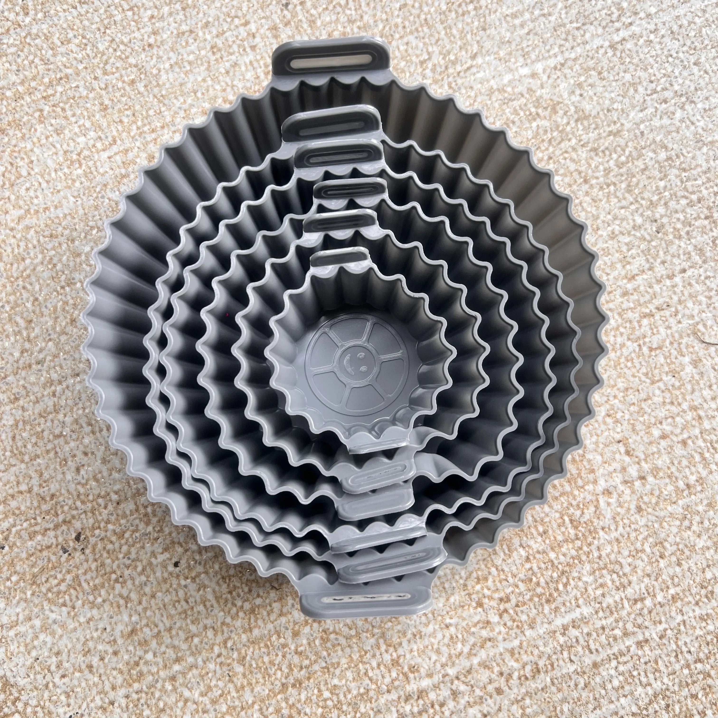 6PC Silicone Air Fryer Mats – Non-Stick, Heat-Resistant up to 450°F, Dishwasher Safe