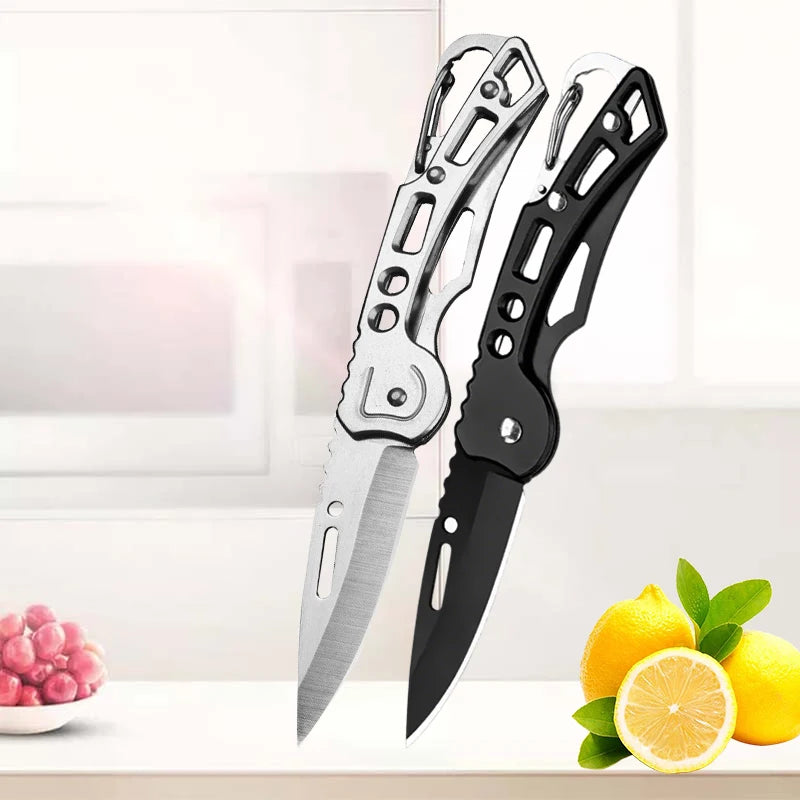 Portable Stainless Steel Fruit Knife – Foldable, Sharp & Easy Grip