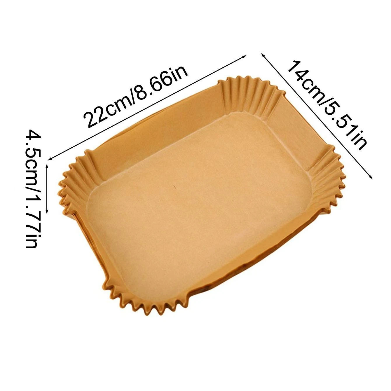 23CM Air Fryer Disposable Parchment Paper – Non-Stick Baking & Steamer Liners